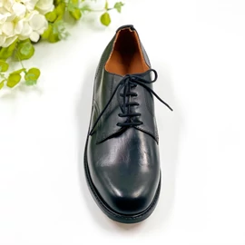 Férfi, fiú klasszikus karakter cipő - Fekete