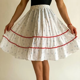 Felnőtt néptánc szoknya - virágos