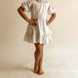 Gyermek néptánc szoknya - virágos