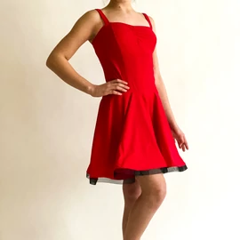 Klasszikus ruha - piros